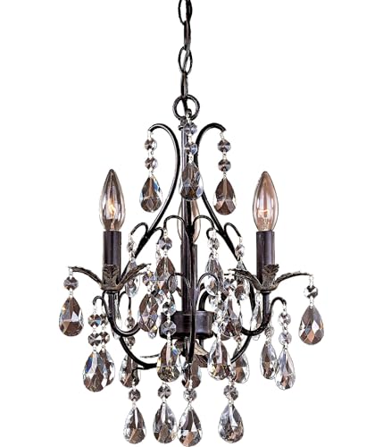 Minka Lavery 3122-301 Lavery Mini Chandelier, 3-Light, 180 Total Watts,