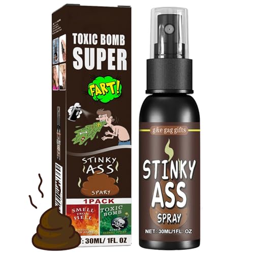 Tricky Liquid Fart Spray Extra Strong Stinky Prank for Adults Super Smelly Fake Fart for Pranks Gags with Friends & Family Funniest Stink Prank(Poop)