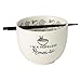 Enesco 6002424 Name is Mud "Ramen-Tic" Bowl, 5 Inches, White