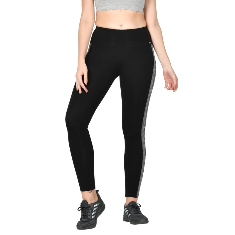 Image of Women's HIGH-Rise Workout Pants with Slim FIT & Four-Way Stretch