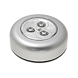 Ruilogod Round Stick N Click 3 LED Lights Adhesive Tape Lamp (id: 238 ed1 037 16d 645