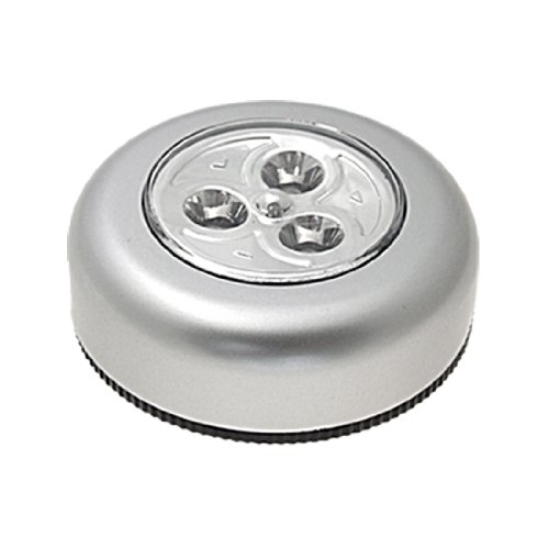 Ruilogod Round Stick N Click 3 LED Lights Adhesive Tape Lamp (id: 238 ed1 037 16d 645