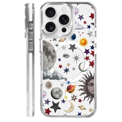 Coque iPhone 16 Pro Magsafe transparente antichoc motif mignon femme