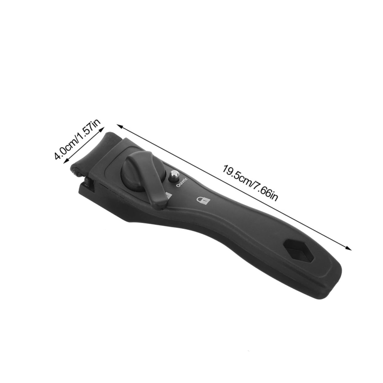 VALICLUD 2 Stück Abnehmbare Universalgriff Topfgriffe aus Bakelit Stabil und Leicht zu Reinigen Passend für Pfannen und Töpfe für Outdoor und Küche