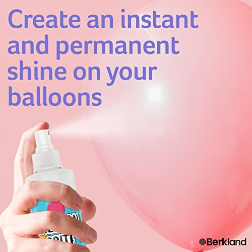 8 Oz Balloon High Shine Spray For Latex Balloons - Balloon Spray Shine For An Elegant Hi Gloss Finish In Minutes - Specially Formulated Balloon Glow Spray Made In Usa #TOP2