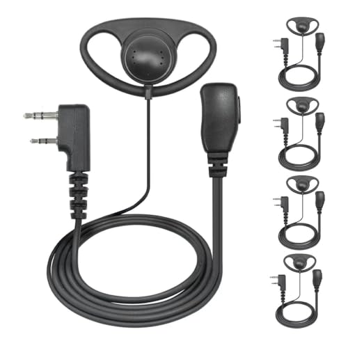 Auriculares de radio bidireccional tipo D para coordinación en eventos y seguridad