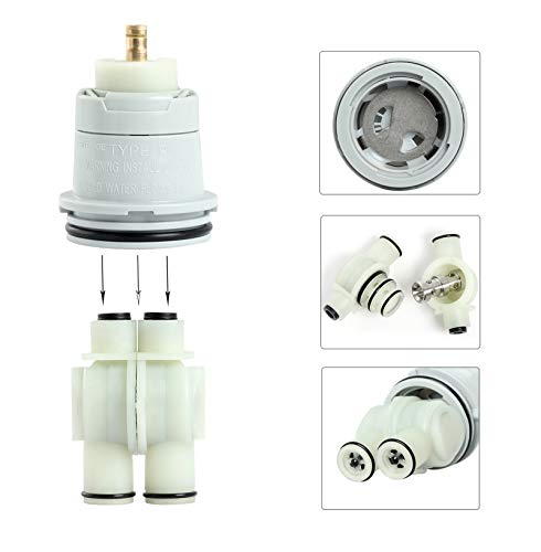 RP46074 Universal Valve Cartridge Fit For De-lta Faucets 13/14 Series Shower Valves for De-lta RP46074 Single Handle Valve Cartridge Replacement - Thumbnail 4