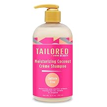 Tailored Beauty Moisturizing Coconut Creme Shampoo - Grow Strong Healthy Hair - 100% Natural Daily Shampoo with Coconut Oil For All Hair Textures & Skin Types