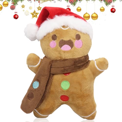 26 cm Peluche homem gengibre Natal, boneco de homem, gengibre, adorno mesa homem gengibre Natal, boneco de gengibre, estatueta homem gengibre, para decoração mesa figuras Natal interior exterior