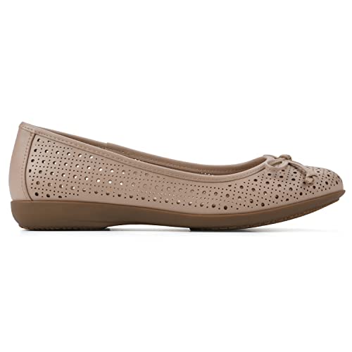 Image of CLIFFS BY WHITE MOUNTAIN Women's Cheryl Cushioned Ballet Flat