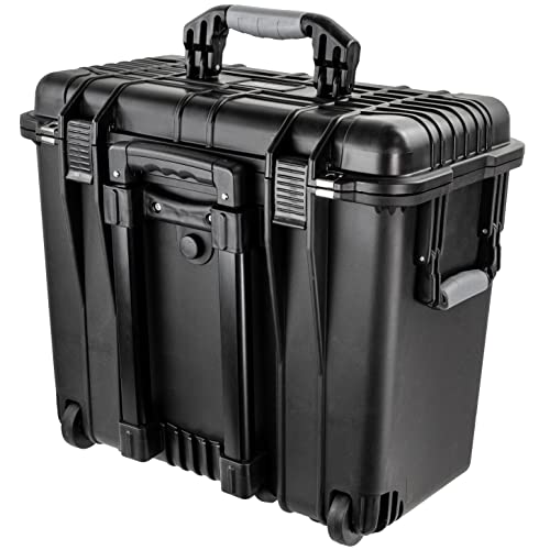 Eylar 19.7 inch Tall Protective Roller Gear Case, Water & Shock Resistant with Foam