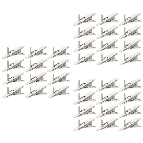 GARVALON 300 pcs Crafts Clips for Christmas Ornaments Multi Purpose Xmas Decor Props Crocodile Clips for Wreaths and Trees Easy to Install Convenient Holiday Decoration