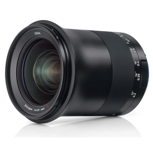 Image of Carl Zeiss Milvus ZE 1.4 /25 Wide-Angle Camera Lens for Canon EF-Mount SLR /DSLR Cameras, Black (000000-2096-551)
