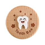 Laroal Zahnfee-Box, 3D-Geschnitzte Zahnbox, Souvenir, geeignet für Jungen und Mädchen, Geburtstagsgeschenk
