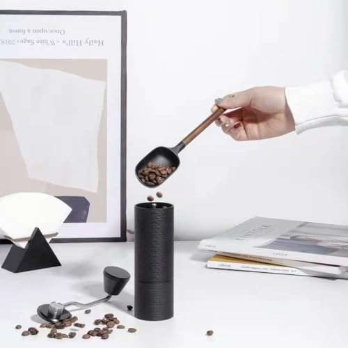 Image of (𝟏𝟓 𝐘𝐄𝐀𝐑𝐒 𝐖𝐀𝐑𝐑𝐀𝐍𝐓𝐘) Conical Burr Hand Coffee Grinder with Internal Adjustable Grind Settings, Double Bearing Positioning for Fresh Coffee, Espresso, Pour Over & French Press