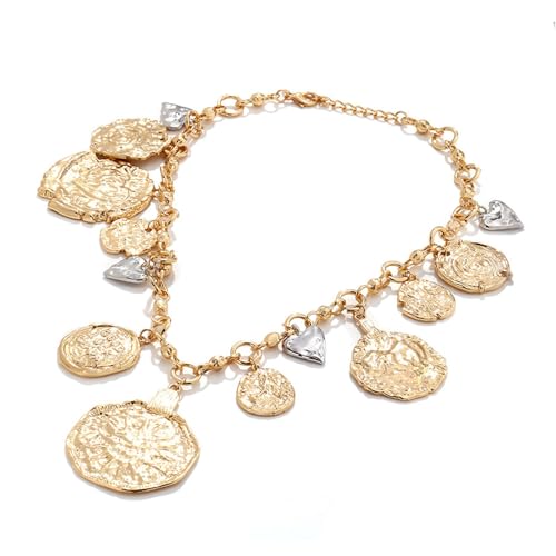 Collier avec pendentif cœur poli en alliage robuste, éclat durable pour sublimer vos tenues