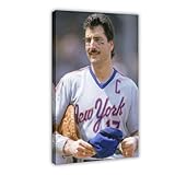 MijOb Keith Hernandez Baseball Athlete Poster3 Canvas Poster Wall Art Decor Print Picture Paintings for Living Room Bedroom Decoration Frame:12x18inch(30x45cm)