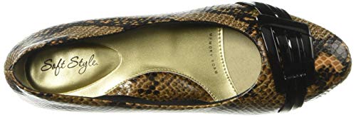 Soft Style By Hush Puppies Pleats Be With You Pump, Natural Python, 11 Extra Wide Us #TOP4