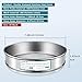 LVDALAB 304 Stainless Steel Mesh Lab Sieve, 20 Mesh (0.9mm) Aperture Test Sieve, 7.9Inch(20cm) Diameter Economy Standard Analysis Sample Test Sieves for Industrial Laboratory Homes
