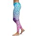 Produktbild LUOSI Yoga Hosen Frauen Leggings Nahtlose Mandala Frauen Sportswear Gym Legging Push Up Sport Wear Elastic Slim Laufhose (Color : Mint Green, Size : S)