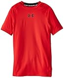 Under Armour Boys' HeatGear Armour Short Sleeve Fitted Shirt