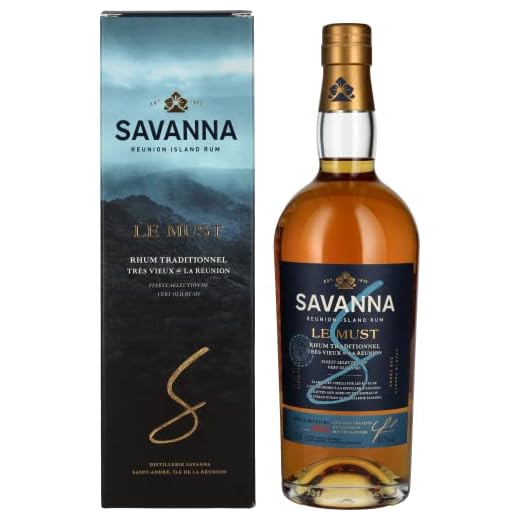 Savanna LE MUST Traditionnel Reunion Island Rum 45% Vol. 0,7l in Geschenkbox