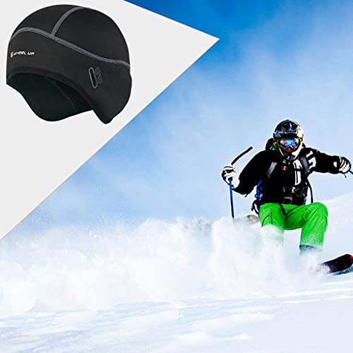 NC Capacete para Capacete de Ciclismo Boné Cranio para Esqui Esportivo E Caminhada - Preto