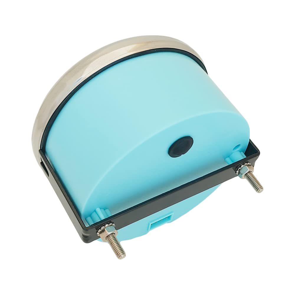 ELING 85 mm Ruderwinkel-Anzeige-Messgerät, 0–190 Ohm, mit Gegensensor, 9–32 V mit Hintergrundbeleuchtung (UP-Weiß und Edelstahl)