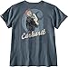 Carhartt Women's Loose Fit Heavyweight Short-Sleeve Love of Labor Graphic T-Shirt, Iron Blue, Large