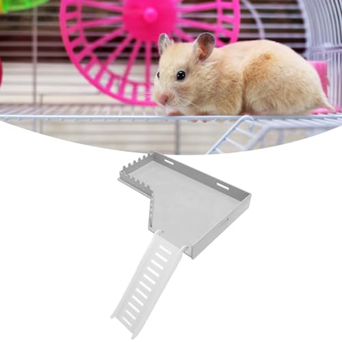 Plataforma de Jogo de Hamster, Plataforma de Plástico para Pequenos Animais Com Escada, Brinquedo de