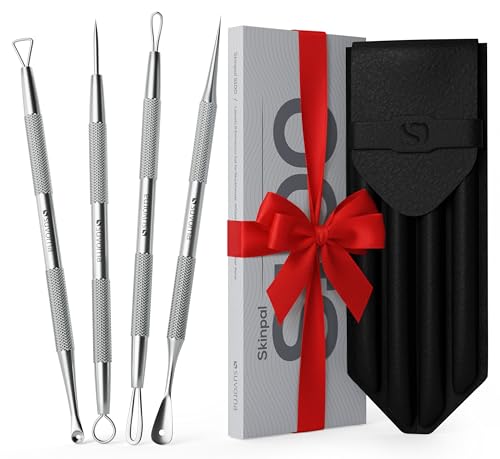 Suvorna Pimple Popper Tool Kit | Milia Remover | Lancets for Facial Extraction | White head Extractor Tool for Face | Comedone Extractor | Blackhead Remover tool | Acne Needle Tool & Cyst Removal Tool
