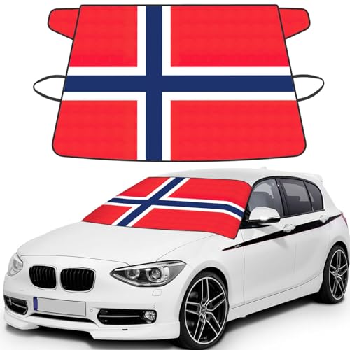 Housse de pare-brise Norvège contre la glace et la neige pour auto