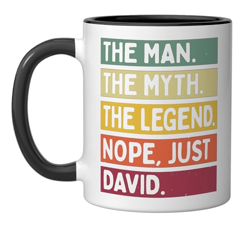 Mug cerámico personalizado negro/blanco 11 onzas miniatura 1