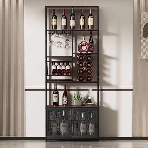 Soporte industrial para botellas de vino de 82.7 pulgadas miniatura 2