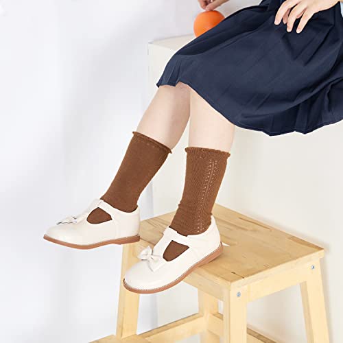 Image of Felix & Flora Toddler Little Girl Mary Jane Dress Shoes - Ballet Flats for Girl Party School Shoes