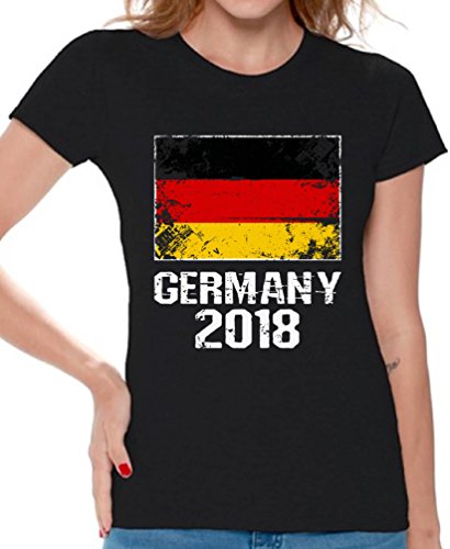 Awkward Styles Germany Shirt 2018 Women's Germany Soccer Shirts Germany 2018 Black 2XL
