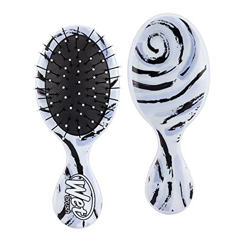 Wet Brush Mini Detangler Hair Brush, Purple Swirl (Watercolor Motif) - Travel Hair Brush - Ultra-Soft IntelliFlex Bristles Glide Through Tangles with Ease - Protects Against Split Ends and Pain-Free