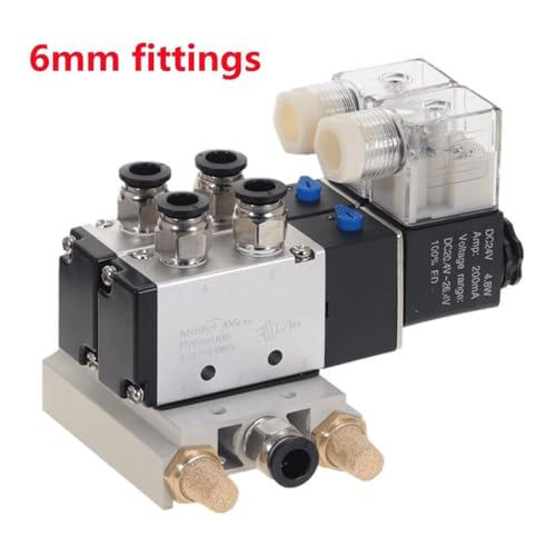 Électrovanne 4V210-08 anti-fuite d'air comprimé bobine interchangeable 6mm