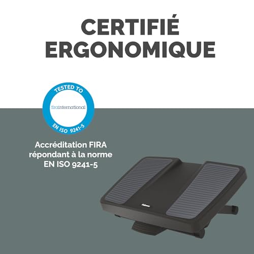 Fellowes 8067001 repose-pieds réglable et plateforme inclinable