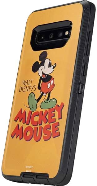 Skinit Decal Phone Skin Compatible with OtterBox Defender Galaxy S10 - Officially Licensed Disney Mickey Mouse Walt Disney Classic Character Design