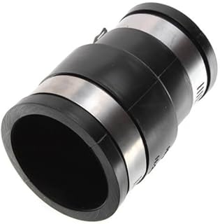 Fernco 1056-150/125 Flexible Pipe Coupling 1-1/2†CI/Plastic/Steel to 1-1/4†CI/Plastic/Steel