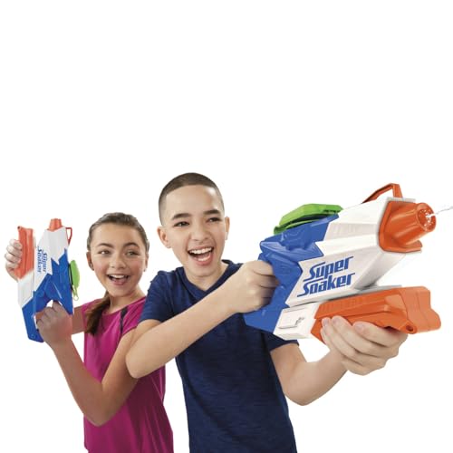 Image of Nerf Super Soaker Freezefire 2.0 Water Blaster | 591 ml Tank | Water Blast Range - 38 feet | Pichkari for Outdoor Water Games | Branded Toy Pichkari for Holi Festival | Kids Ages 6+