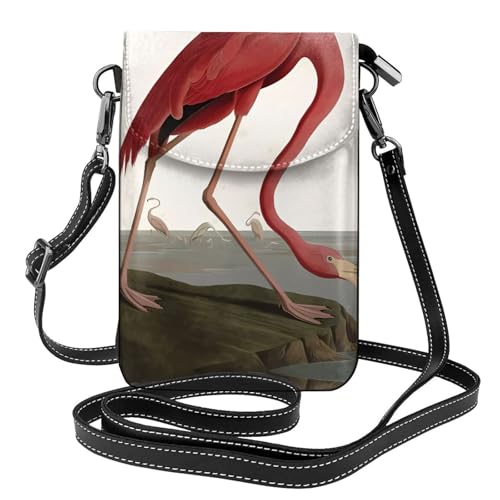 Sac portefeuille à bandoulière flamant rose quotidien