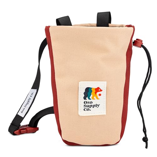 Oso Supply Co Chalk Bag for Climbing with Zippered Pocket
