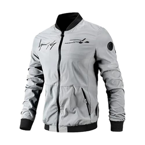 Men's Bomber Jacket Casual Mens Streetwear Zipper Coats Male Embroidery Baseball Uniform Jackets