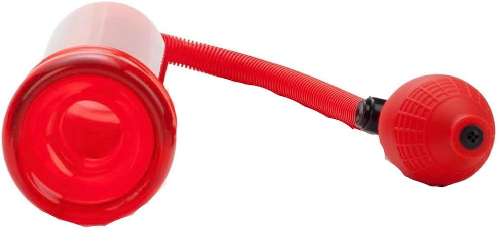 Male Enhancer Pump for Girth Enhancement in Red