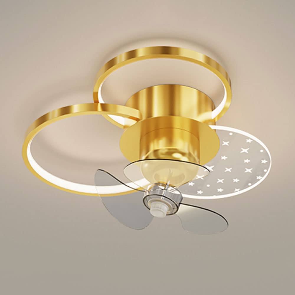 Ventilateur de plafond silencieux pour rafraîchir et éclairer le salon