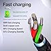 4 Pack Braided Charging Cable 60W 3.1FT(2 Pack USB to USB C and 2 Pack USB C to USB C) Type C 60W Fast Charging Cable for iPhone 17 Series/16 Series/15 Series,iPad,AirPods,Watch,Samsung and More