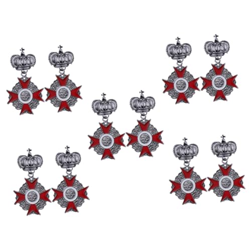 Alfileres de corbata para hombres y broches pasador rojo azul de ropa pack de 10 piezas