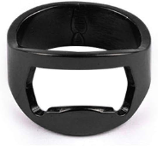 1 Piece of Multifunctional Portable Stainless Steel Ring Opener Beer Bottle Opener Kitchen Bar Tool (Color : A) (B)